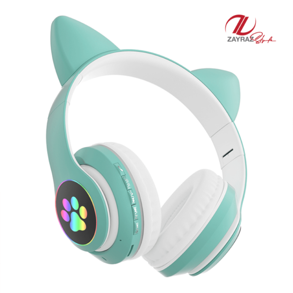 Zayraz Wireless Cat Headphones Green