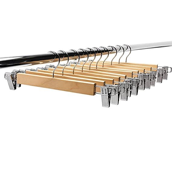 Wooden Clipper Hangers | Durable Clothes Hangers - Image 3
