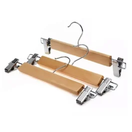 Wooden Clipper Hangers | Durable Clothes Hangers