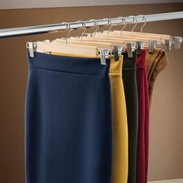 Wooden Clipper Hangers | Durable Clothes Hangers