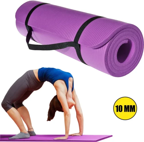 Fitness Sports Yoga Mat 10mm Purple