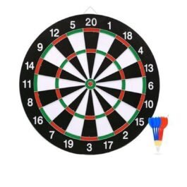 12″ Double-Sided Dart Board Game with 4 Darts