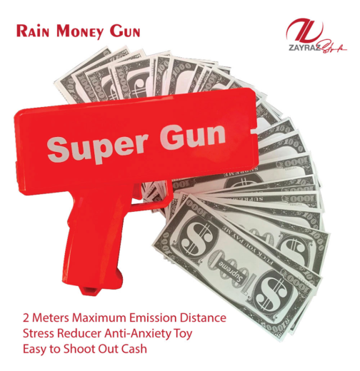 Paper Playing Rain Money Gun Toy (5)