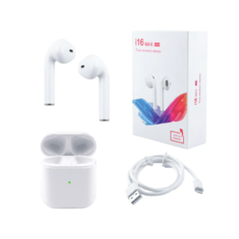 Tws i16 max wireless Airpods for iPhone and Android