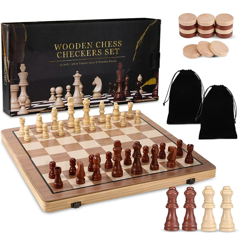 Wooden Chess Board Game