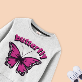 Zayraz Butterfly Printed SweatShirt