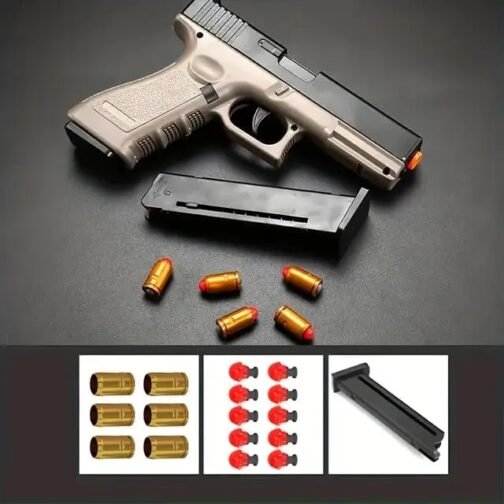 Zayraz G18 Glock Automatic Soft Bullet Toy Gun4