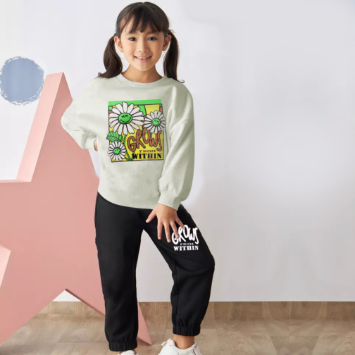 Zayraz Grows Flowering TrackSuit For Girls