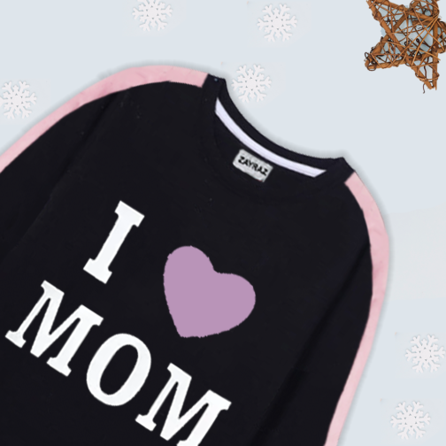 Zayraz I Love Mom-Dad Printed Track Suit1