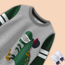 Zayraz T-Rex Printed Winter Track Suit