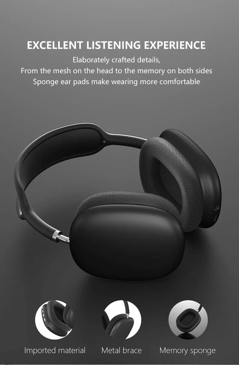 P9 Headphones | Wireless Bluetooth Headphones - Image 7