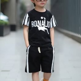 Ronaldo Inspired Black Summer Set for Boys