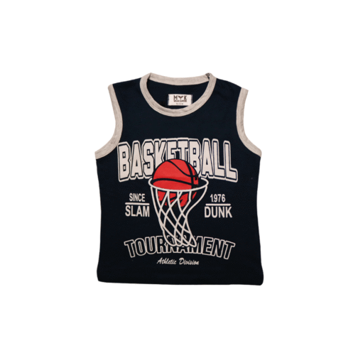 Boys' Sleeveless Basketball Tournament Outfit - Image 3