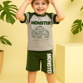 Monster Truck Kids T-Shirt & Shorts Set