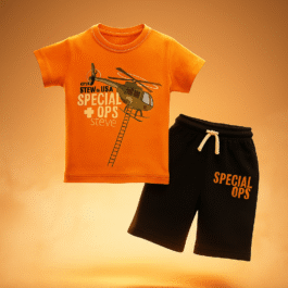 Special Ops Helicopter T-Shirt & Shorts Set