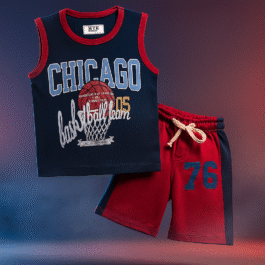 Chicago Basketball Sleeveless T-Shirt & Shorts Set