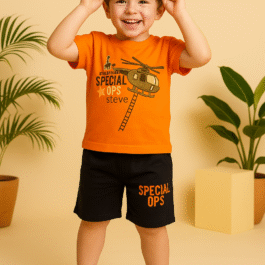 Special Ops Helicopter T-Shirt & Shorts Set