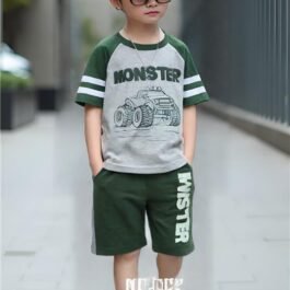Monster Truck Kids T-Shirt & Shorts Set
