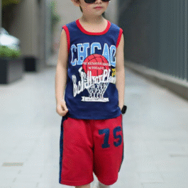Chicago Basketball Sleeveless T-Shirt & Shorts Set