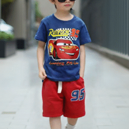 Lightning McQueen “Rusteze 95” T-Shirt & Shorts Set