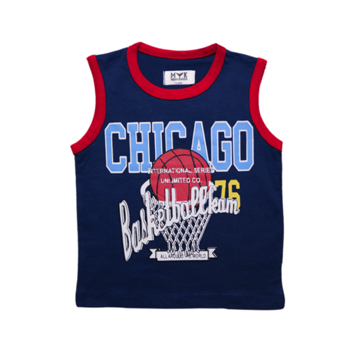 Chicago Basketball Sleeveless T-Shirt & Shorts Set - Image 5