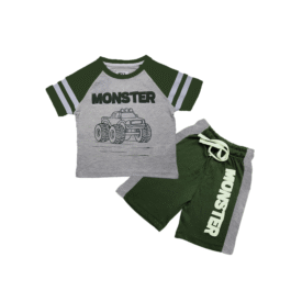 Monster Truck Kids T-Shirt & Shorts Set