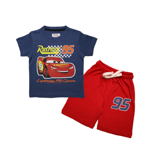 Lightning McQueen "Rusteze 95" T-Shirt & Shorts Set - Image 2