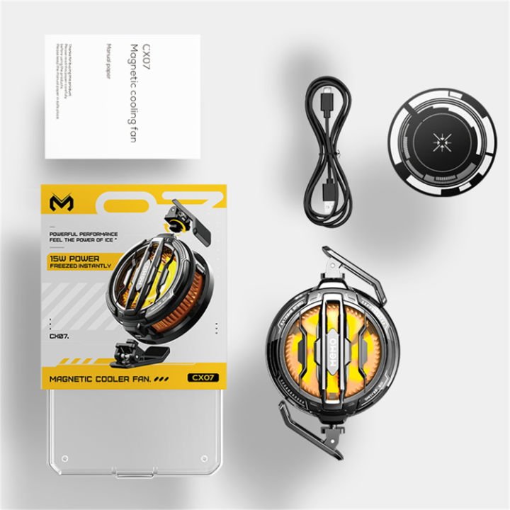 MEMO CX07,CX08,CX15,CX20 Magnetic Phone Radiator Phone Cooling Fan for PUBG Mobile