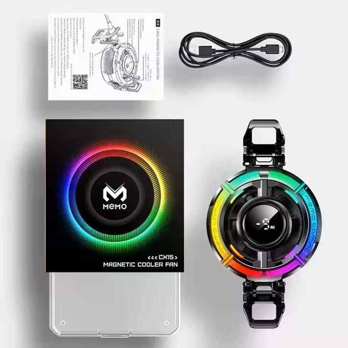 MEMO CX07,CX08,CX15,CX20 Magnetic Phone Radiator Phone Cooling Fan for PUBG Mobile - Image 8